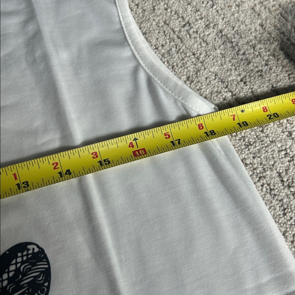 Gypsy Soul Tank Wide Straps White Black New Size Small Oversized - Picture 4 of 5